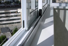 раздвижные алюминиевые балконные рамы